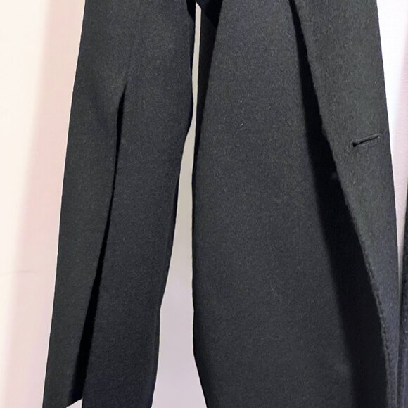 Alani the Grey Black Short Wool Cashmere feel Split Sleeves Coat NWOT Size Med - Picture 5 of 16